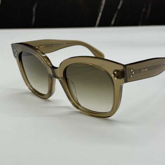 NEW CELINE CL4002UN 98P GREEN WOMEN SUNGLASSES CELINE - Picture 4 of 10